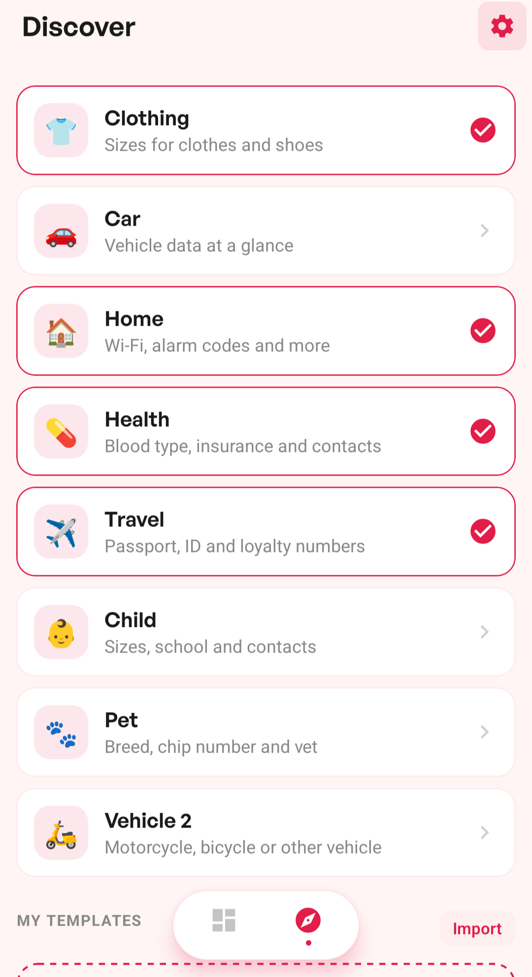 Discover Screen