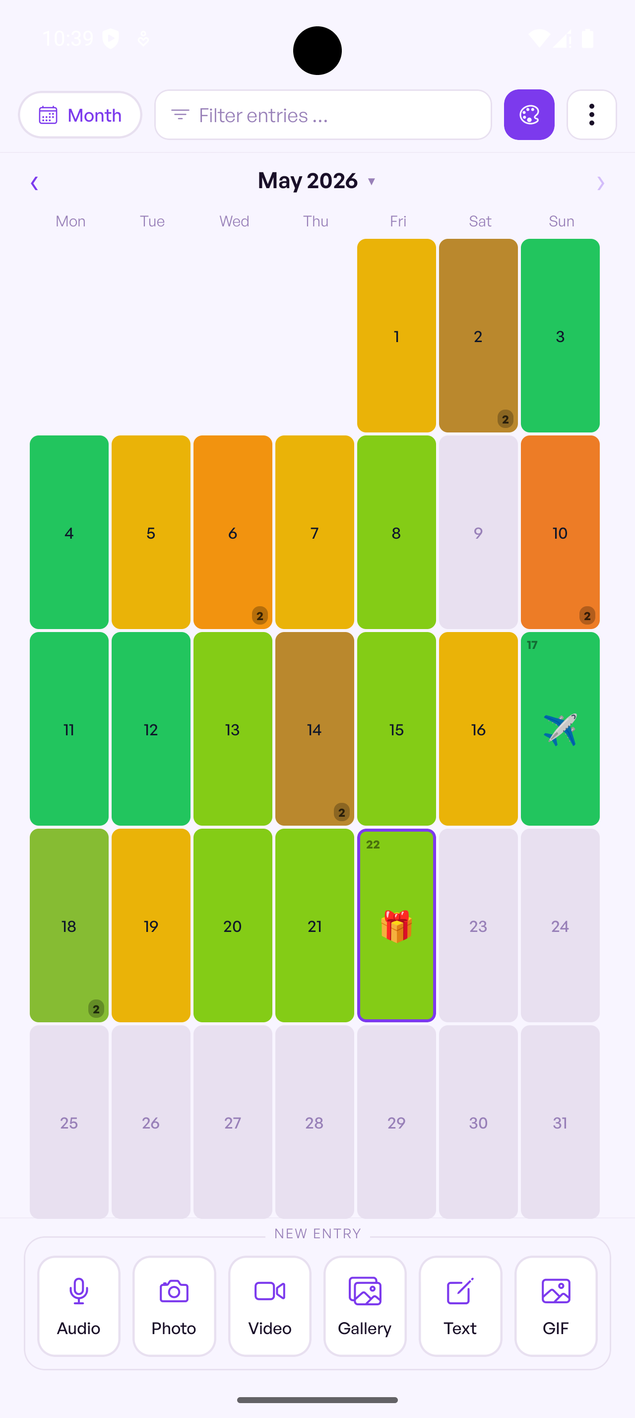 Calendar Screen