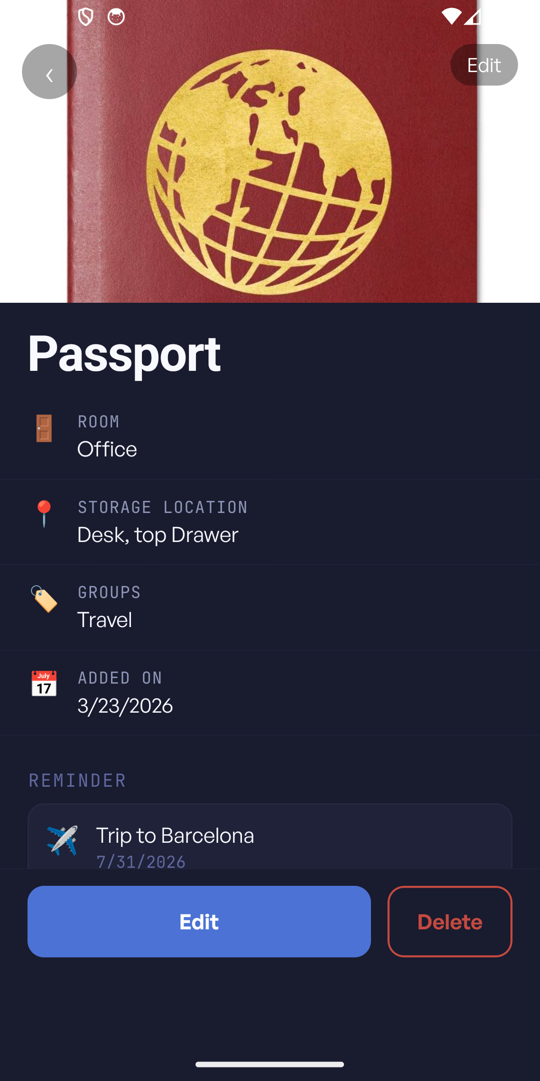 Found Screen